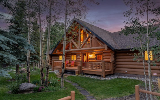 Luminary Log Chalet Luminary Log Chalet