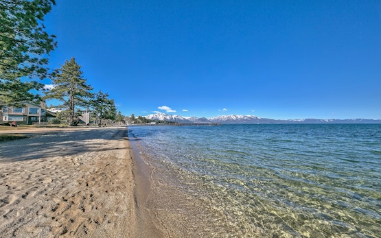 Lake Tahoe Home w/Private Beach, Pool & Heavenly!