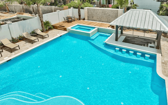 Monarch | Breathtaking Estate w/ Beach Access, Swim Up Bar, Hot Tub, & Rooftop Views