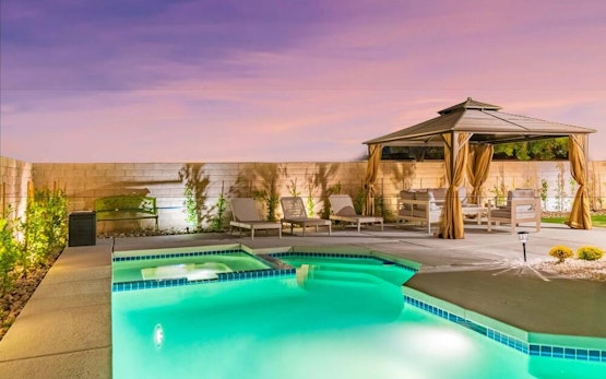 Luxury Desert Hideaway w/ Pool, Spa, Game Room