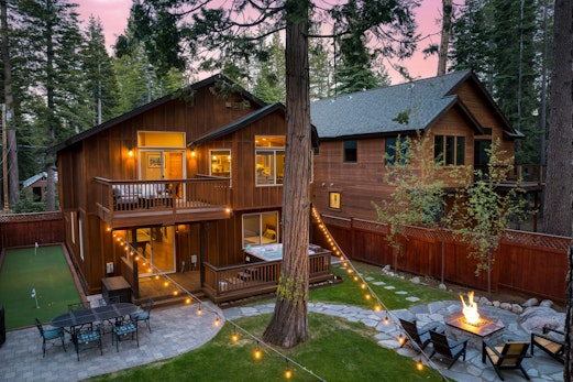 Washoe Chalet | Game Room, Hot Tub, Putting Green & Fire Pit